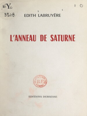 cover image of L'anneau de Saturne